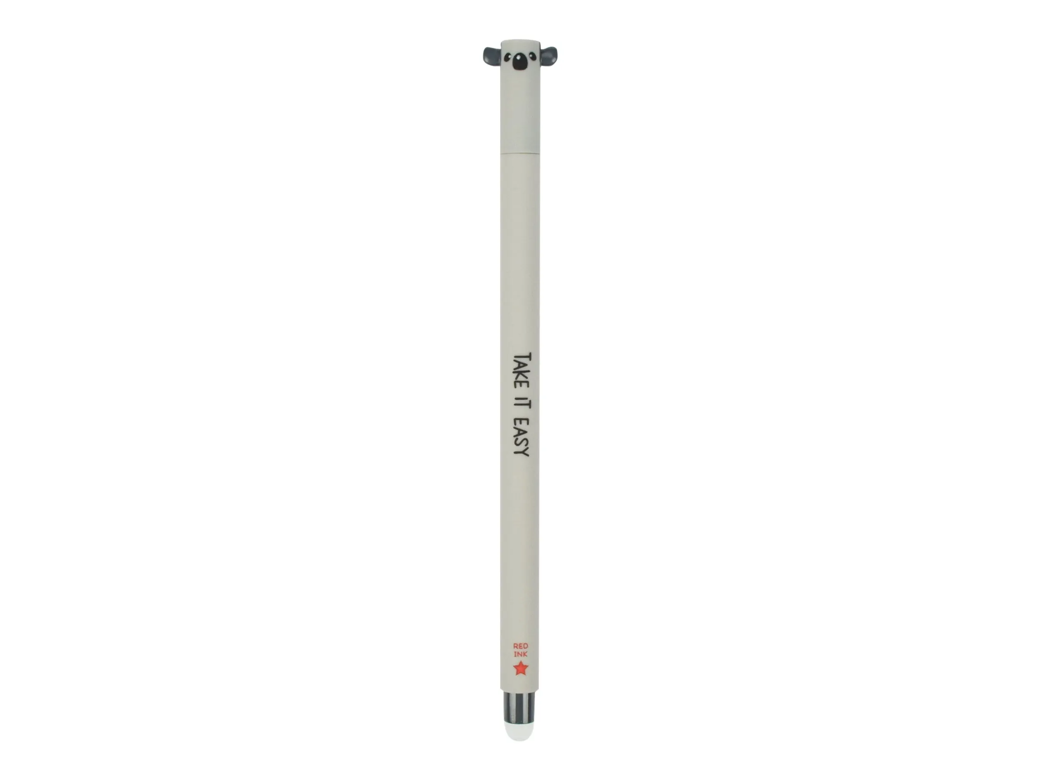 Stylo Legami Take It Easy · Koala rouge Koala · Encre rouge